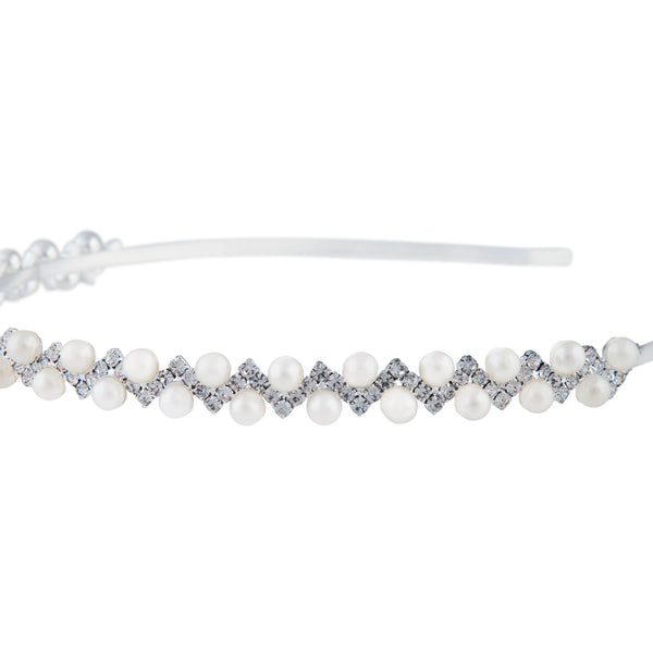 Diamante & Pearl Headband