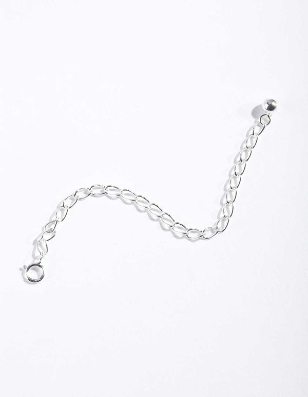Silver Extension Chain Necklace