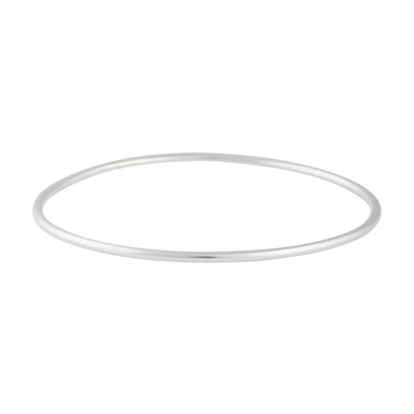 Sterling Silver Round Bangle