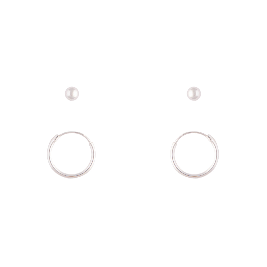 Sterling Silver Stud & Sleeper Earrings