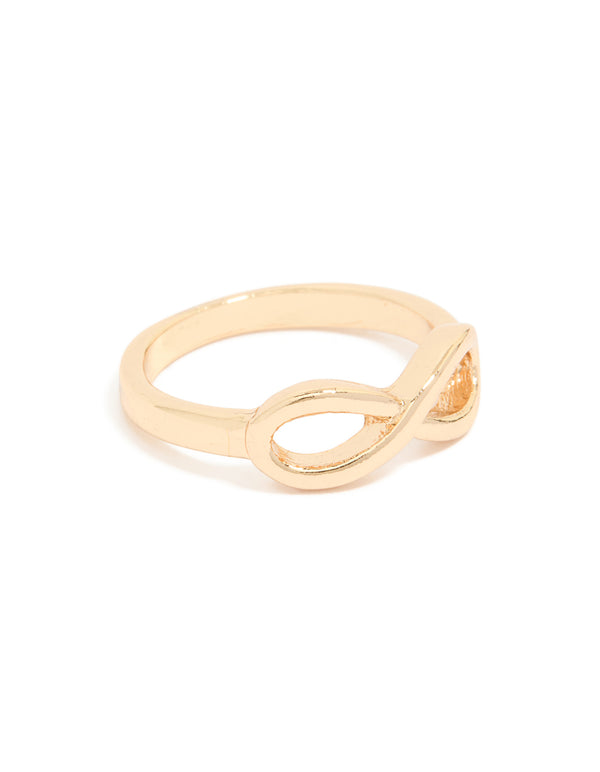Gold Infinity Ring