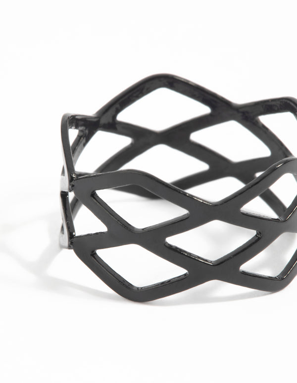 Coated Metal Multi Crossover Ring