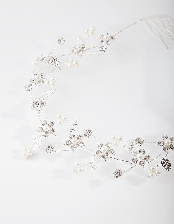 Pearl & Diamante Back Drape