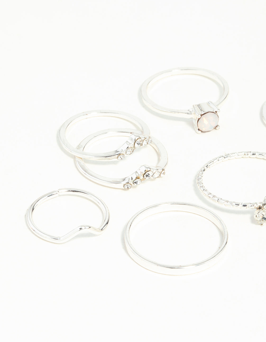Silver Fine Moonstone Ring Pack