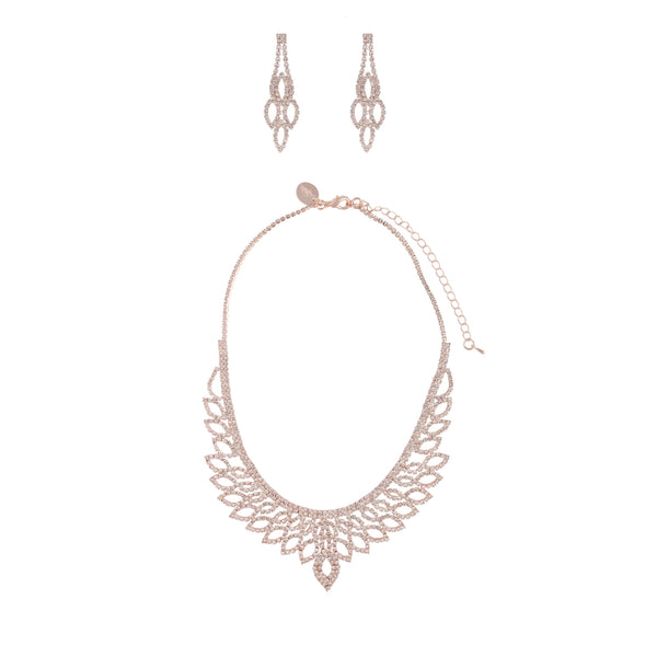 Rose Gold Decorative Diamante Set
