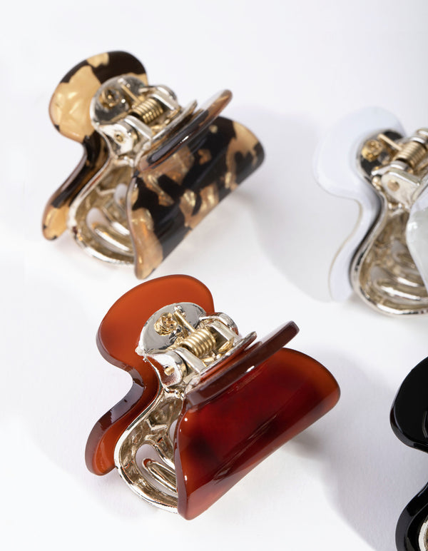 Multi Neutral Claw Clip 4-Pack