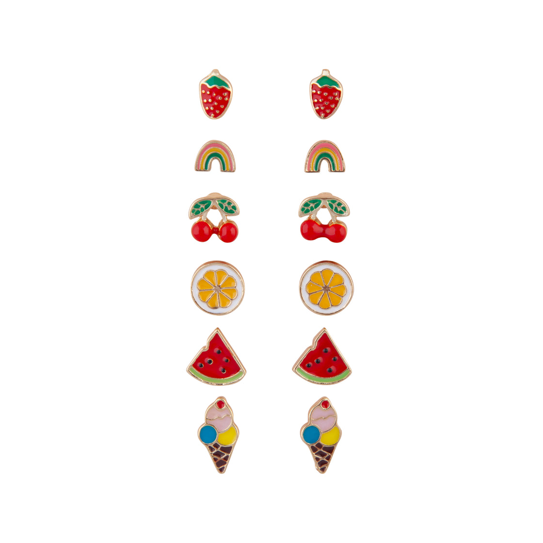 KIDS SG ER FRUIT STUD 6PK ER