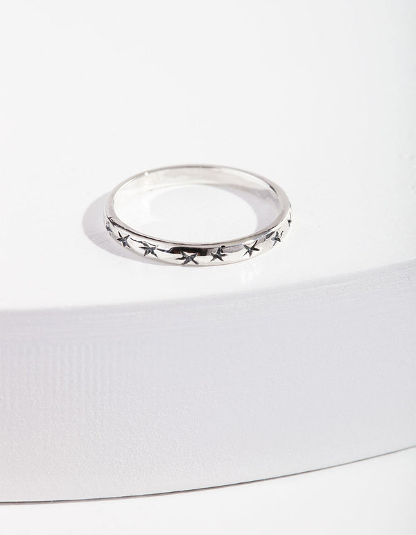 Sterling Silver Rockstar Ring