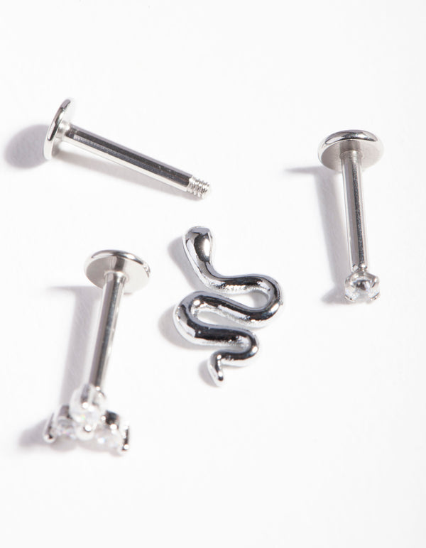 Surgical Steel Snake Cartilage Pack