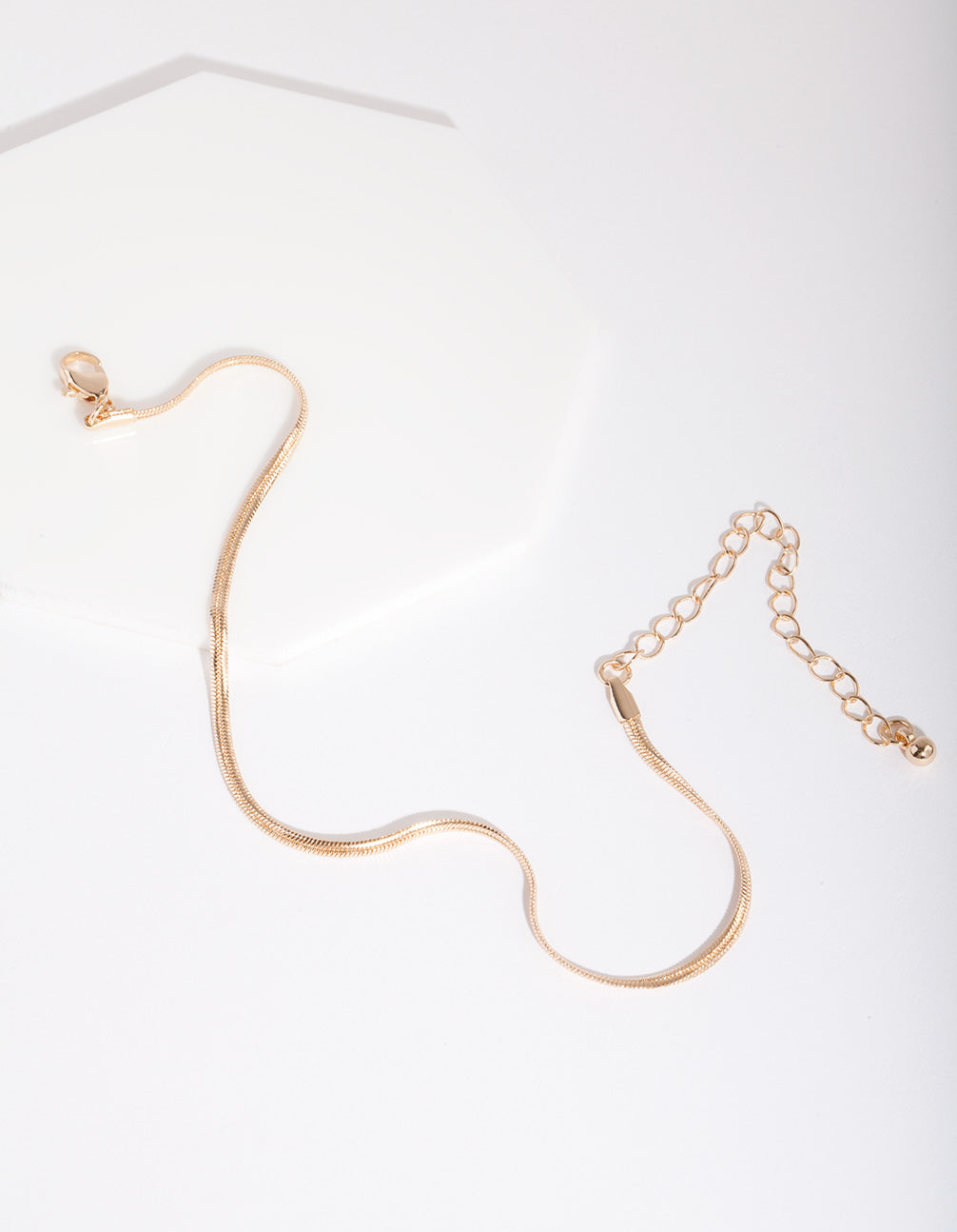 Gold 2mm Snake Chain Anklet
