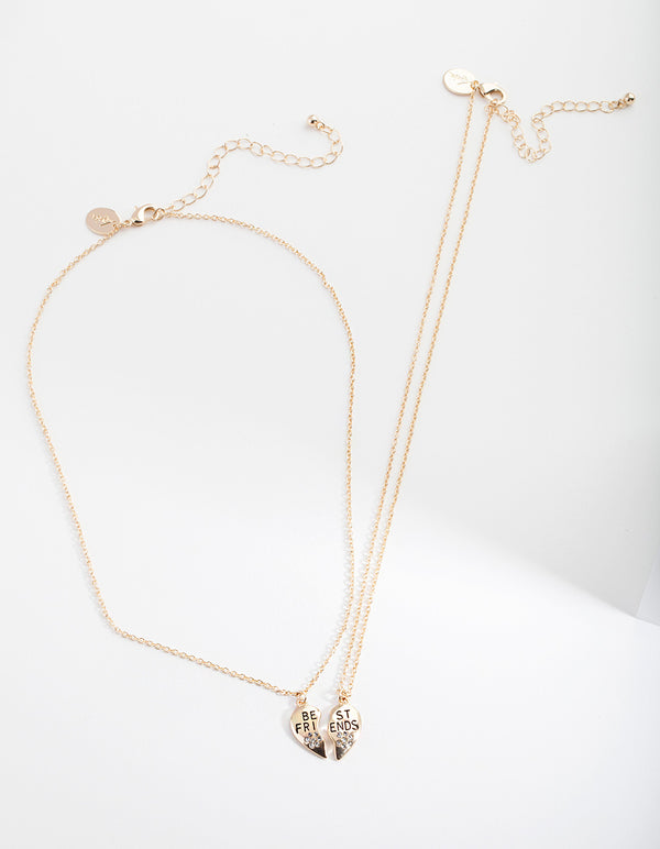 Kids Gold BFF Necklace Pack