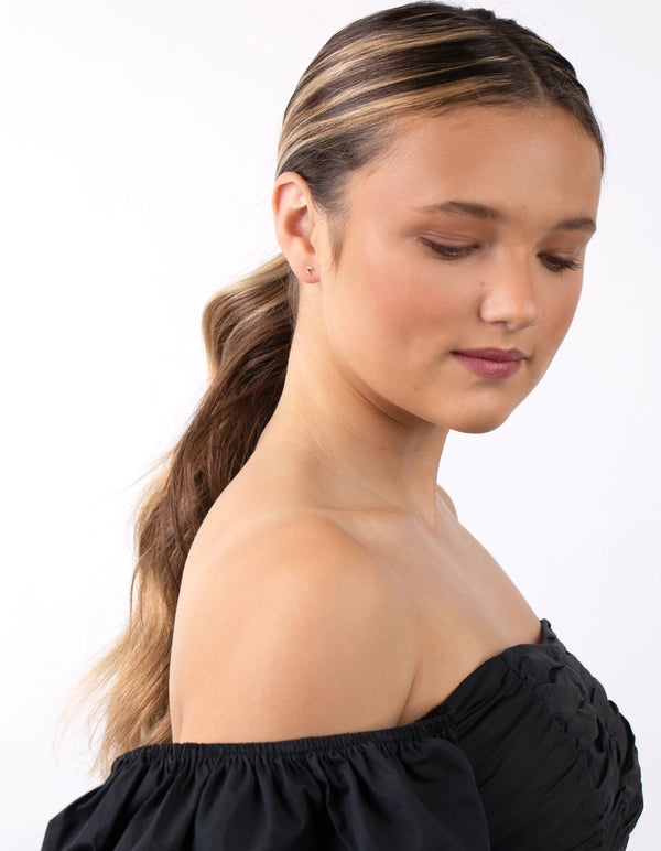 Gold Plated Sterling Silver Celestial Earrings Trio