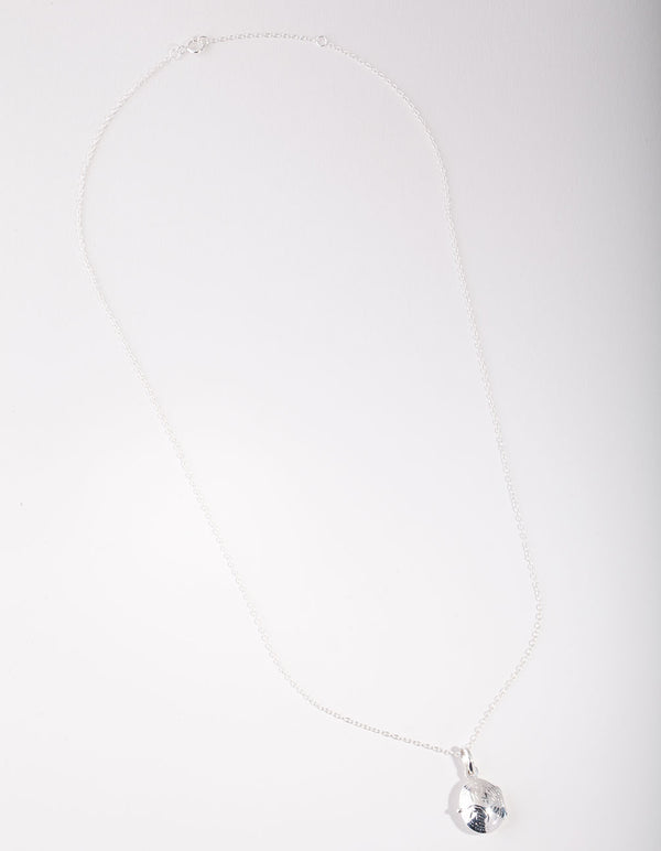 Sterling Silver Oval Locket Necklace