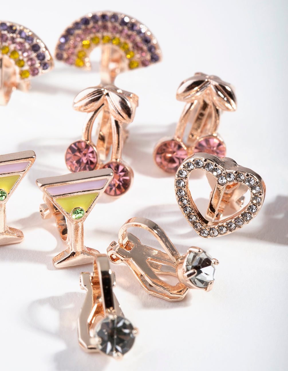 Rose Gold Pretty Clip Five-Pack
