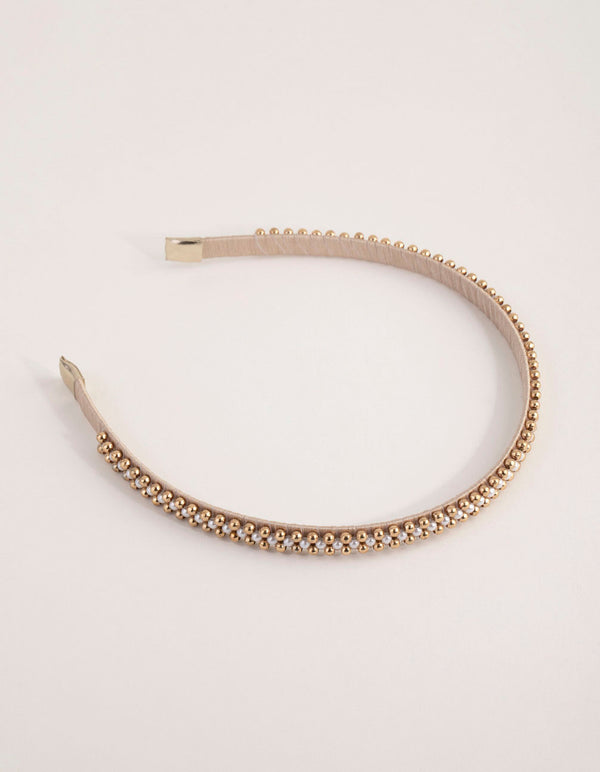 Micro Pearl Beaded Alice Band
