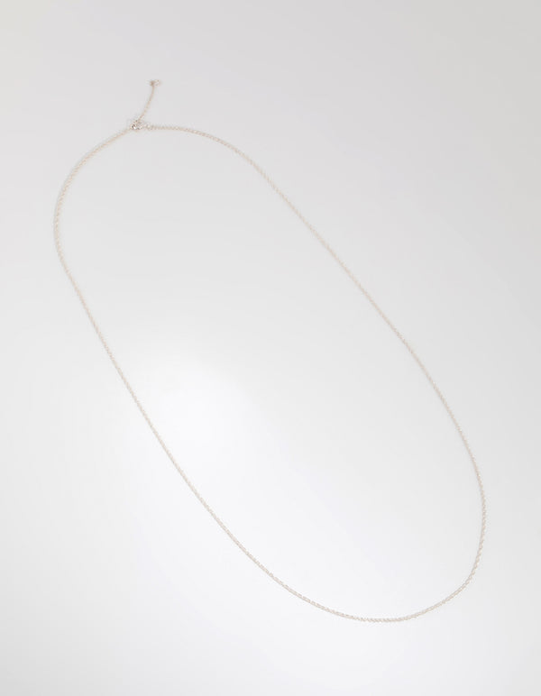 Sterling Silver Twist Chain Necklace