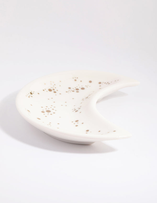 Moon Ceramic Trinket Tray