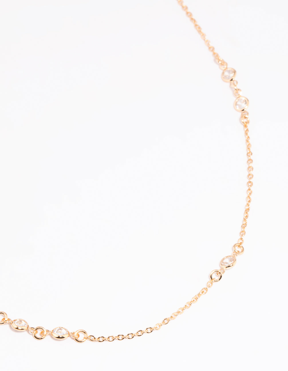 Gold Cubic Zirconia Waist Chain