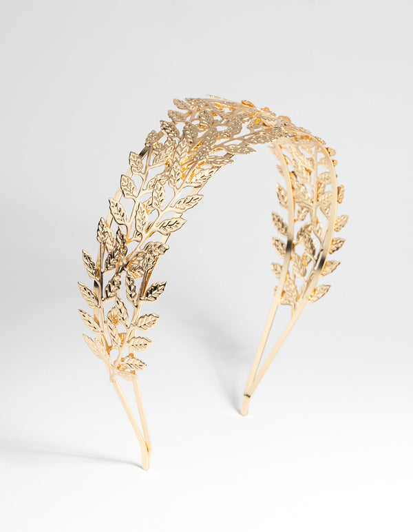 Gold Vine Alice Band