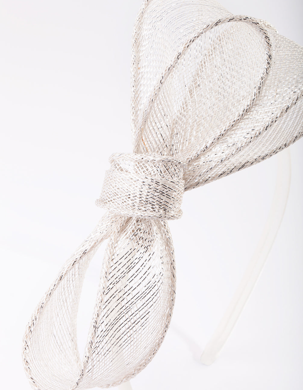 Silver Bow Alice Band