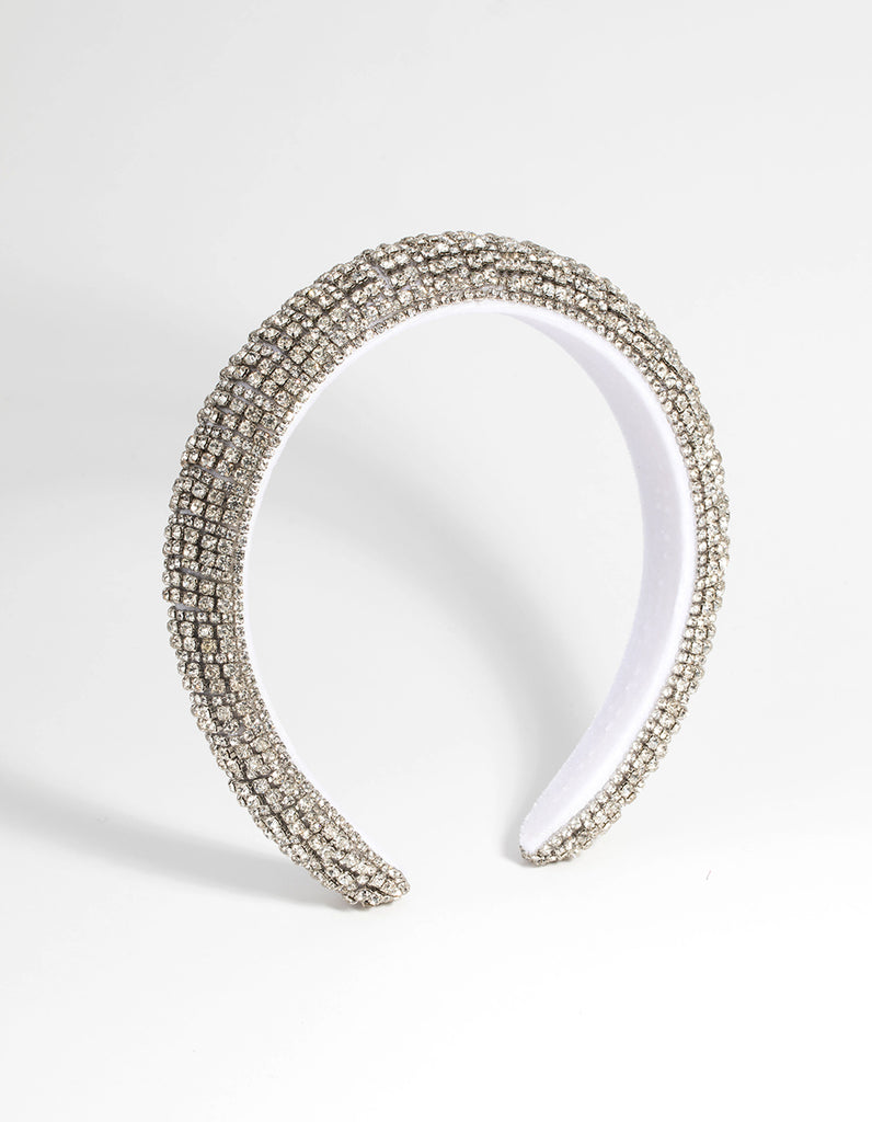 Diamante Padded Alice Band Lovisa