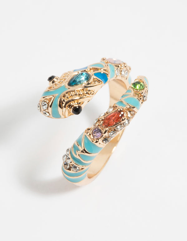 Gold Snake Ring
