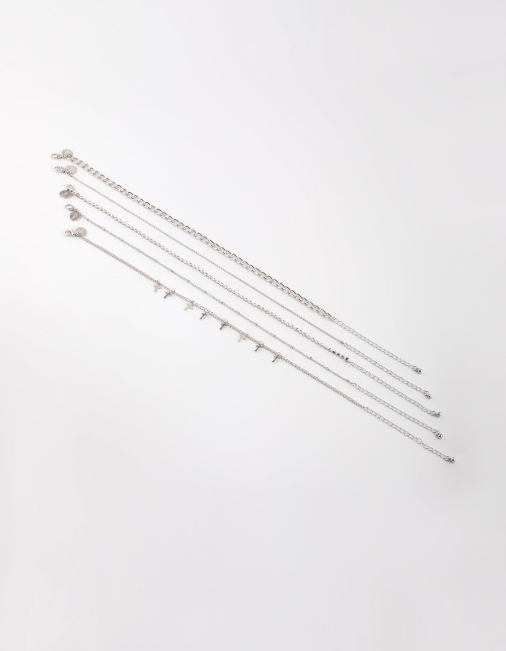 Rhodium Cross Choker