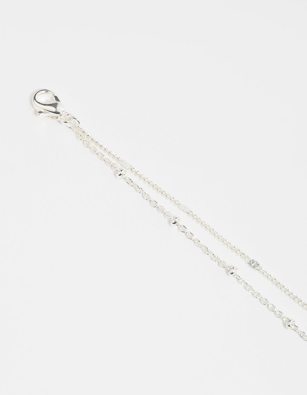 Silver Layered Chain Bracelet