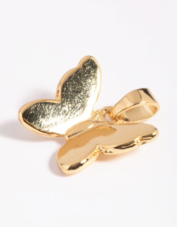 Gold Plated Butterfly Charm