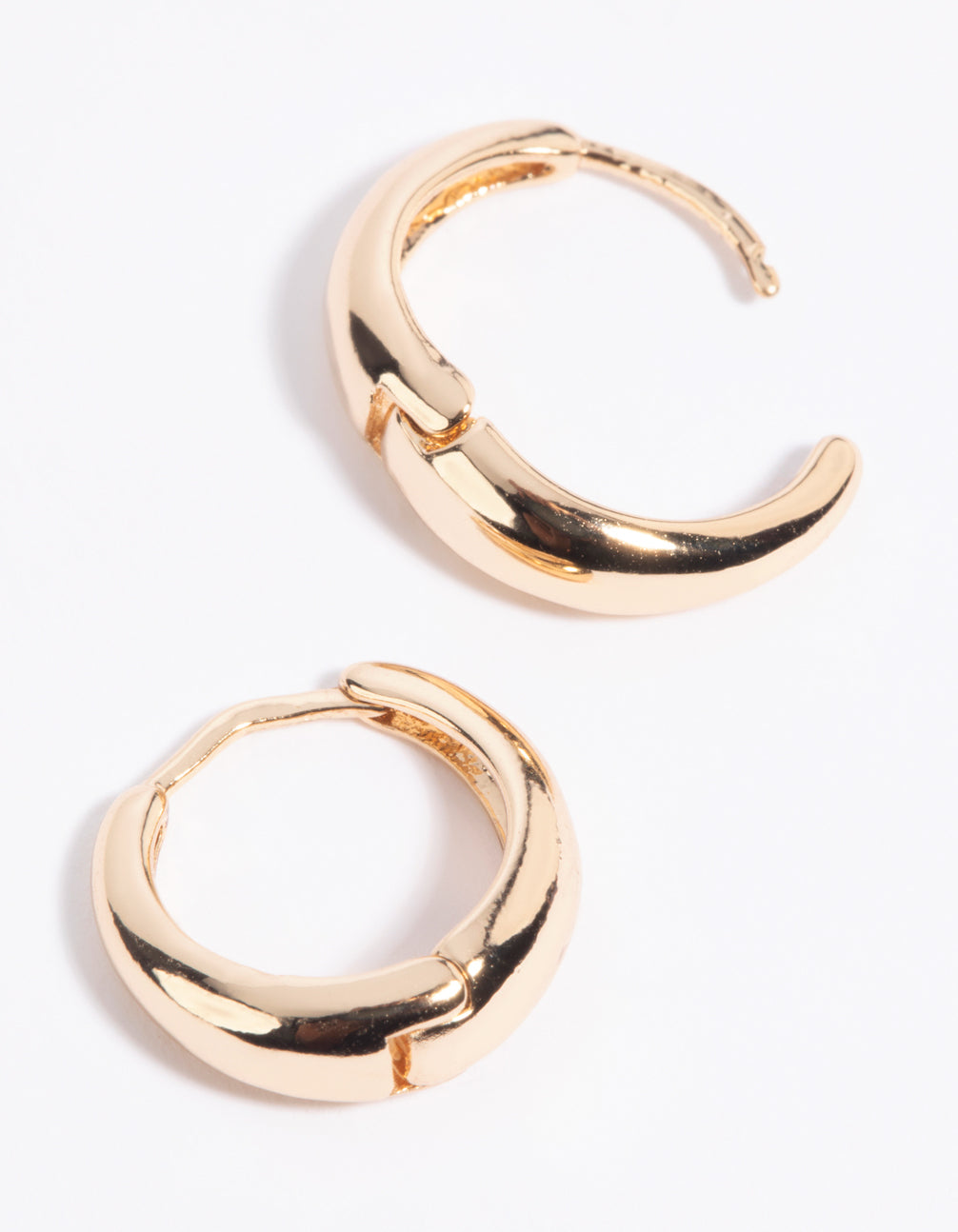 Gold Huggie Hoop Earrings