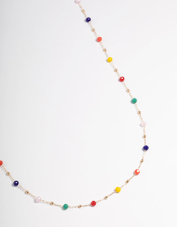 Rainbow Beaded Waist Chain