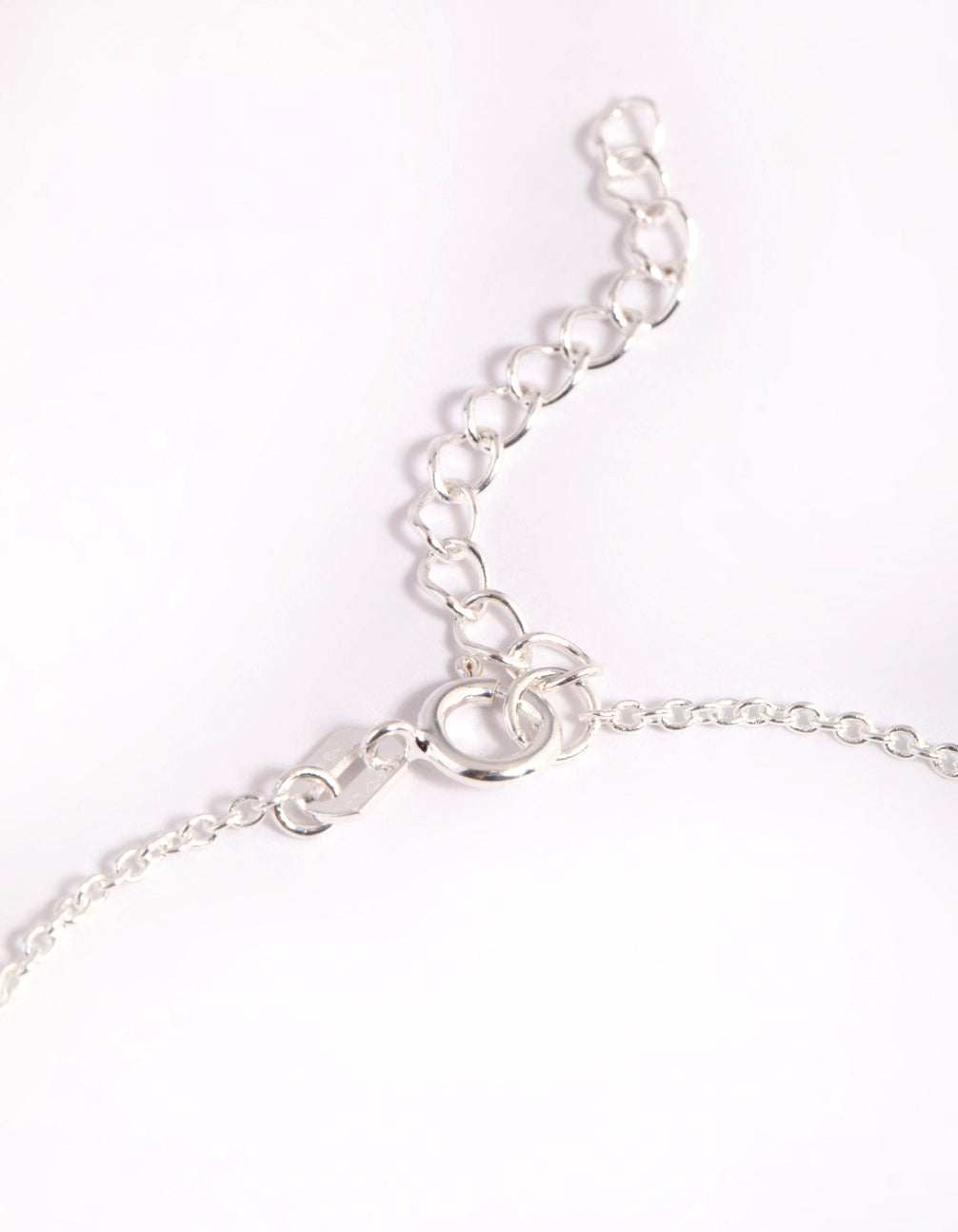 Sterling Silver Cubic Zirconia Flower Bracelet