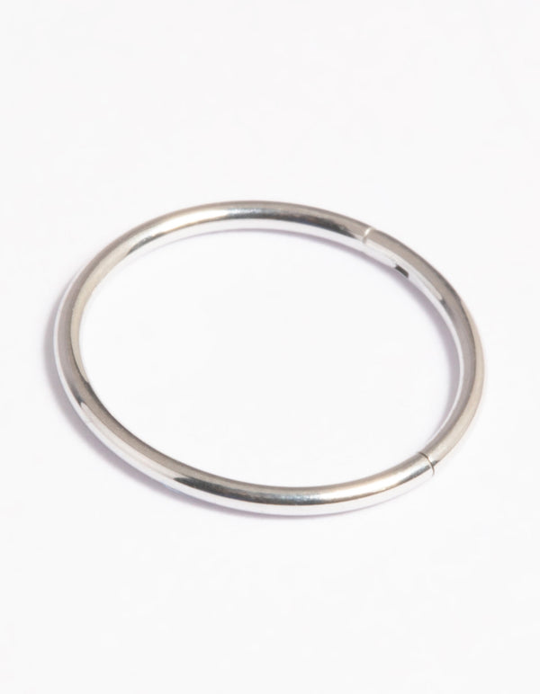 Platinum Plated Titanium Clicker Ring