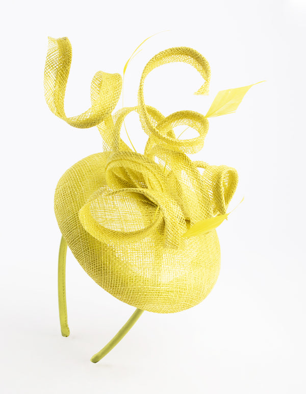 Swirl Sinamay Pillbox Fascinator