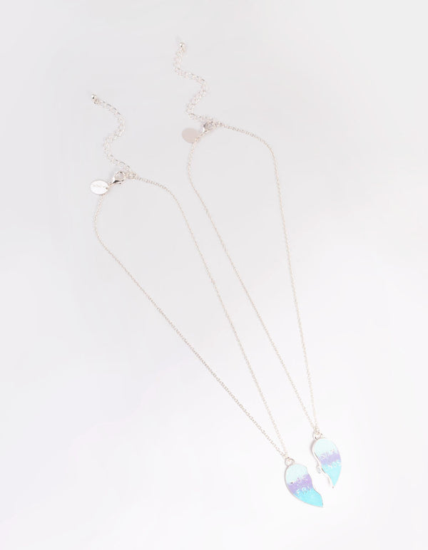 Kids Pastel Heart BFF Necklace Pack