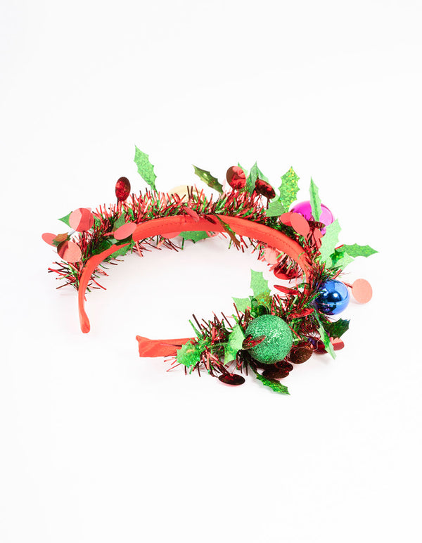 Kids Tinsel Bauble Headband
