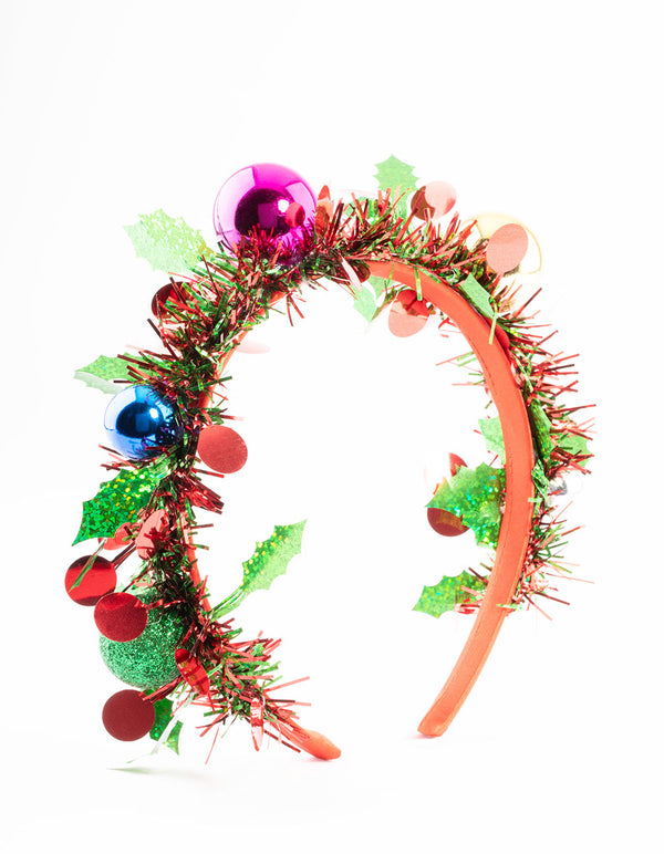 Kids Tinsel Bauble Headband