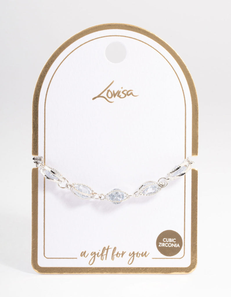 Cubic Zirconia Friendship Bracelets Lovisa Mixed Metal Diamante