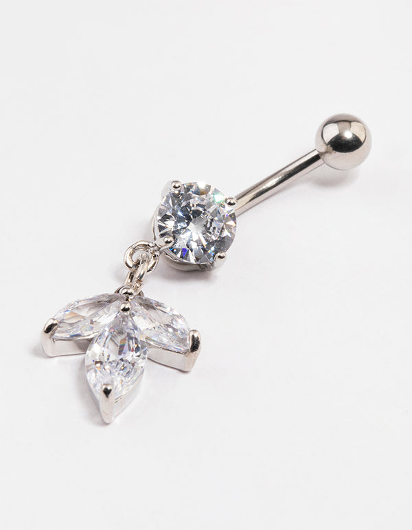 Surgical Steel Petal Drop Belly Ring