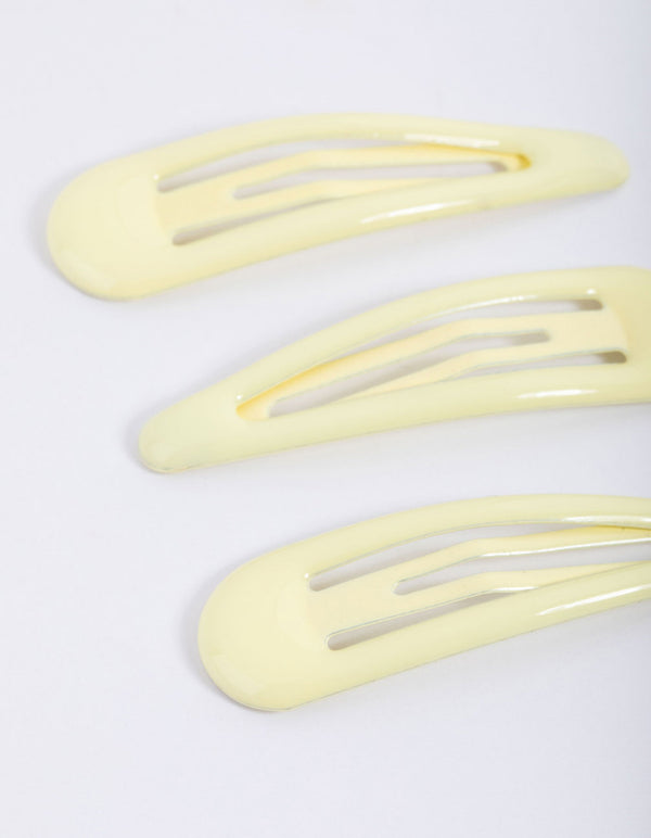 Coated Yellow Mixed Bubble Snap Clip Pack