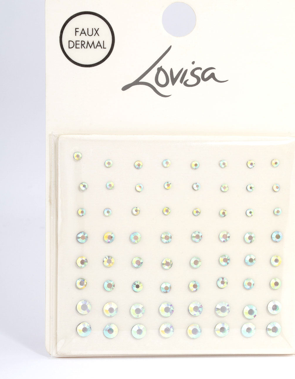 Acrylic Diamante Small Face Jewels