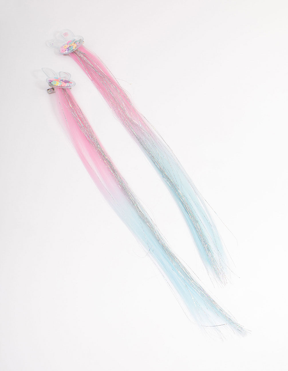 Kids Mixed Metal Faux Hair Shaker Clip