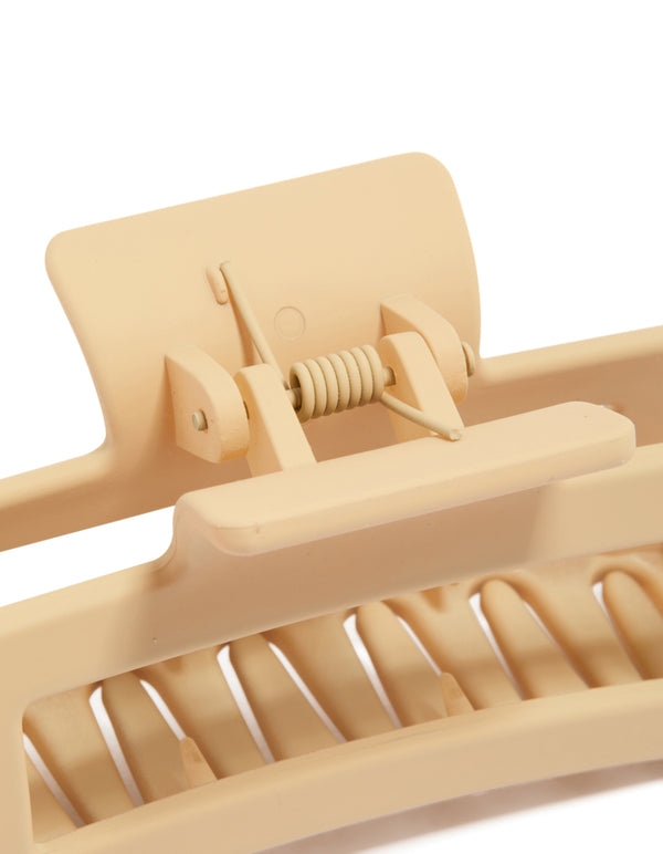 Small Neutral Coated Claw Clips