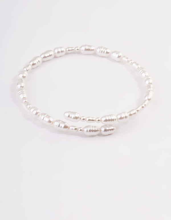 Pearl Wrap Arm Cuff