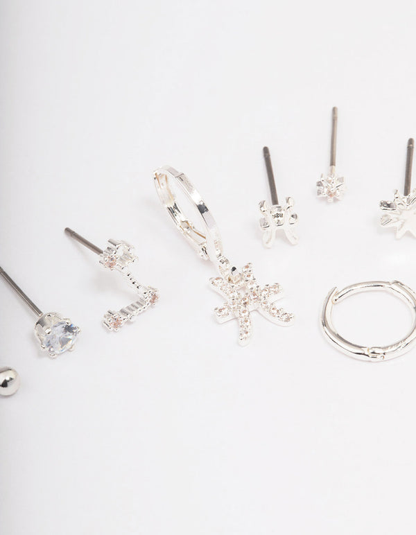 Silver Plated Pisces Earring Pack