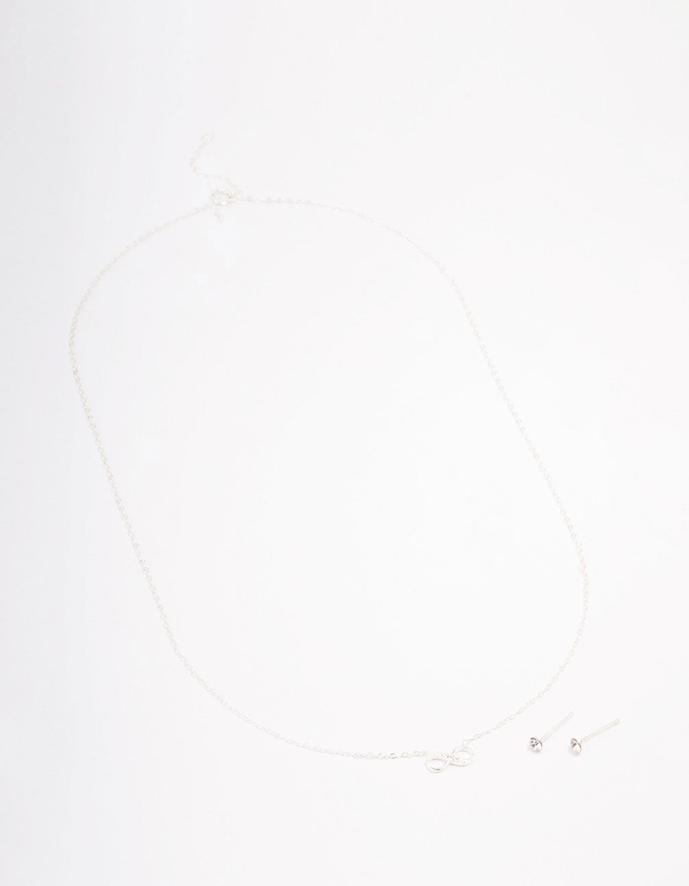 Sterling Silver Infinity Jewellery Set