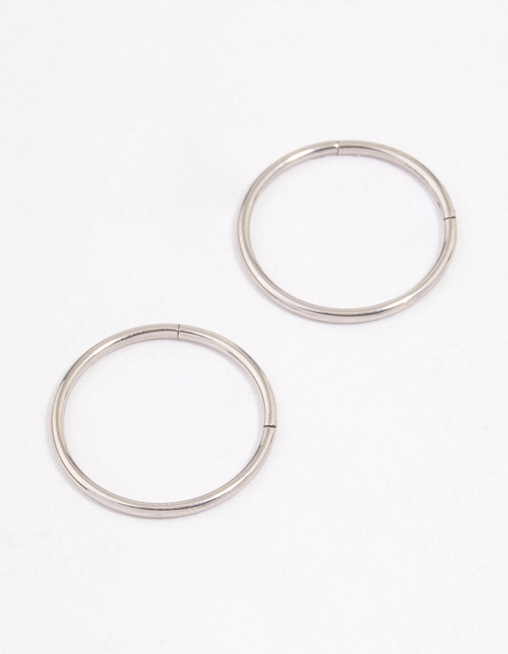 Surgical Steel Sleeper Hoop Earrings 16mm