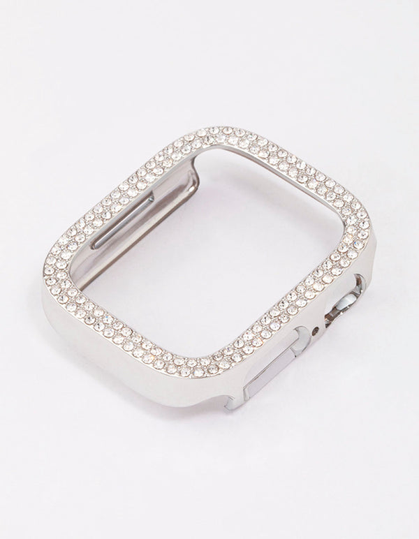 Silver & Diamante Watch Case 40/41mm