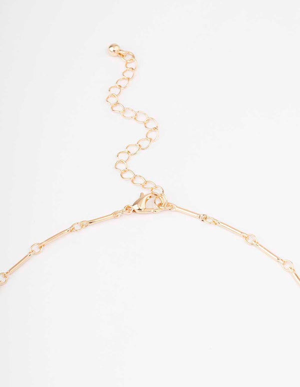 Gold Evil Eye Pendant Necklace