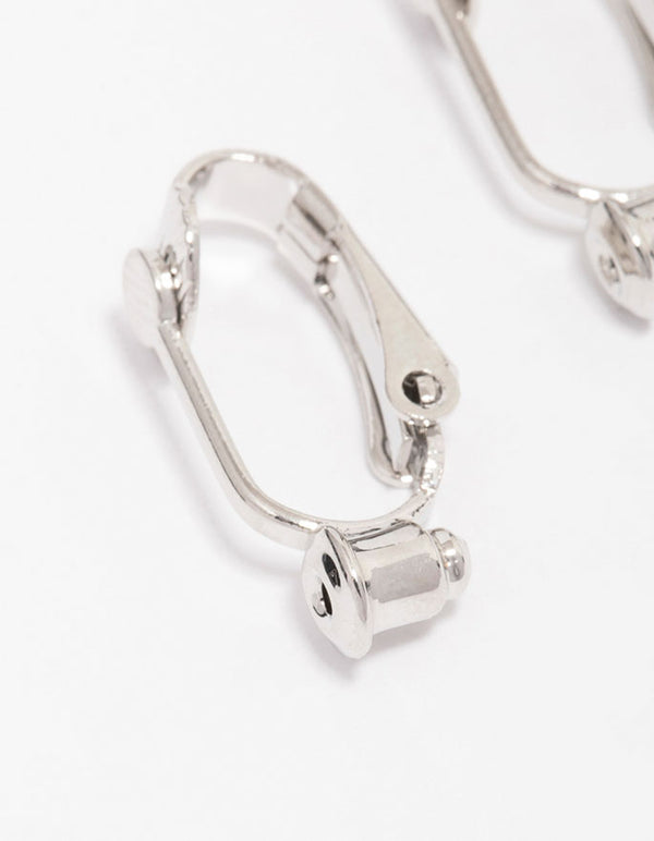 Silver Clip On Stud Earring Converter